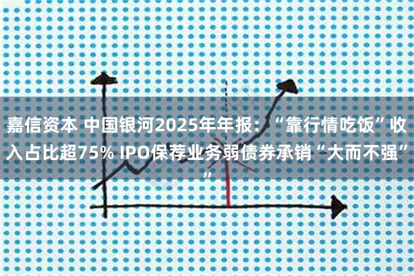 嘉信资本 中国银河2025年年报：“靠行情吃饭”收入占比超75% IPO保荐业务弱债券承销“大而不强”